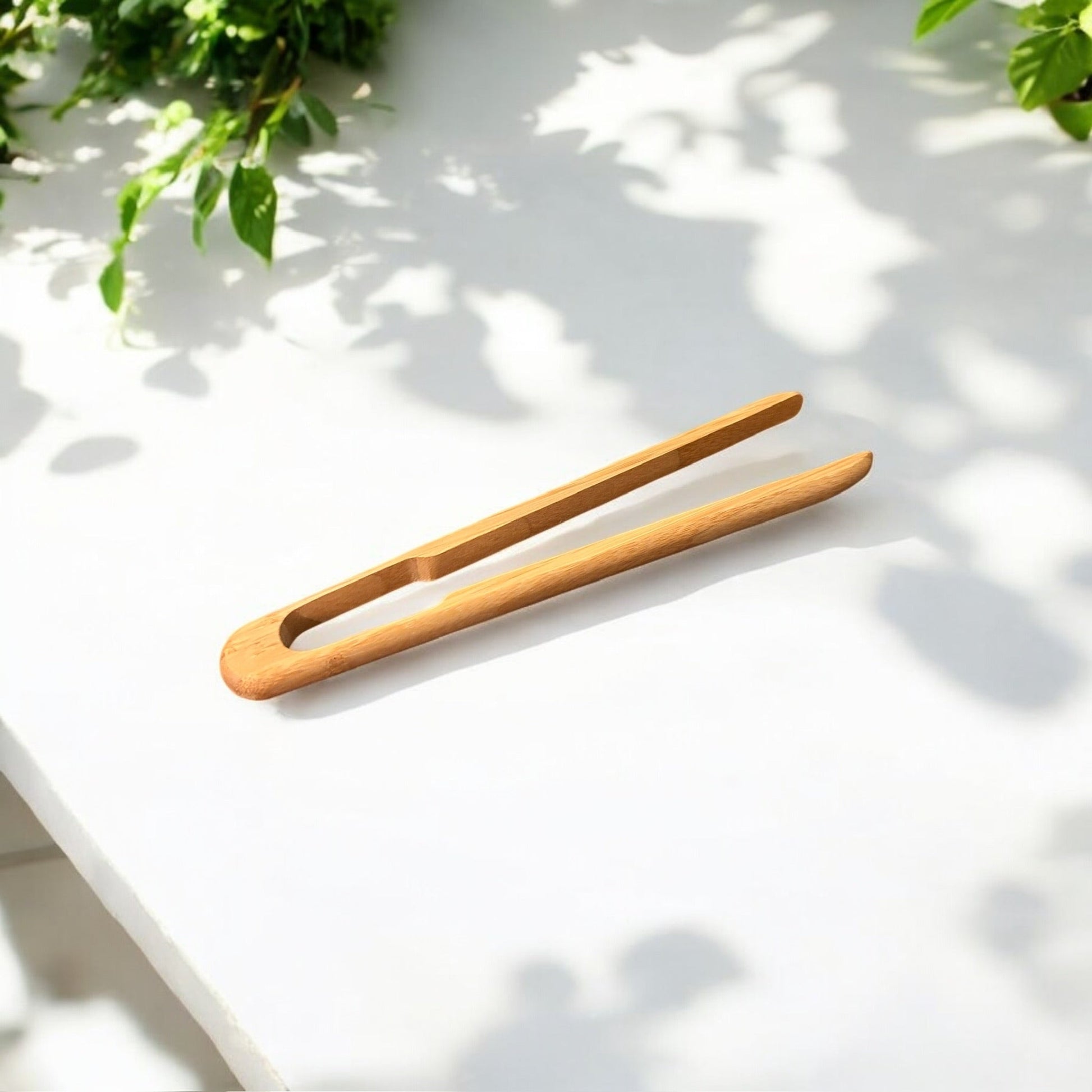 sustainable, zero waste, earth - friendly, plastic - free 12" Bamboo Tong - Bamboo Switch