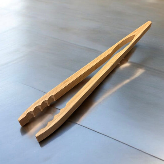 sustainable, zero waste, earth - friendly, plastic - free 19" Bamboo Barbecue Grilling Tong - Bamboo Switch