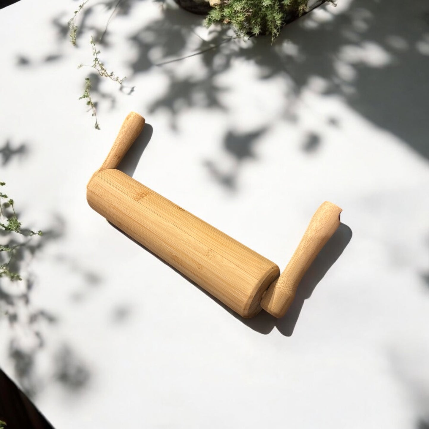 Bamboo Rolling Pin with Handles