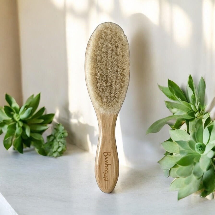 sustainable, zero waste, earth - friendly, plastic - free Bamboo Baby Hairbrush | Bundle - Bamboo Switch