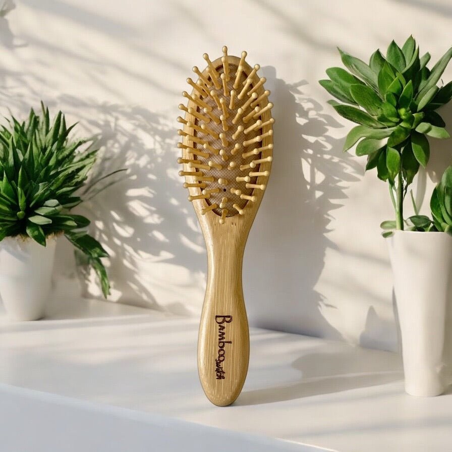 sustainable, zero waste, earth - friendly, plastic - free Bamboo Baby Hairbrush | Bundle - Bamboo Switch