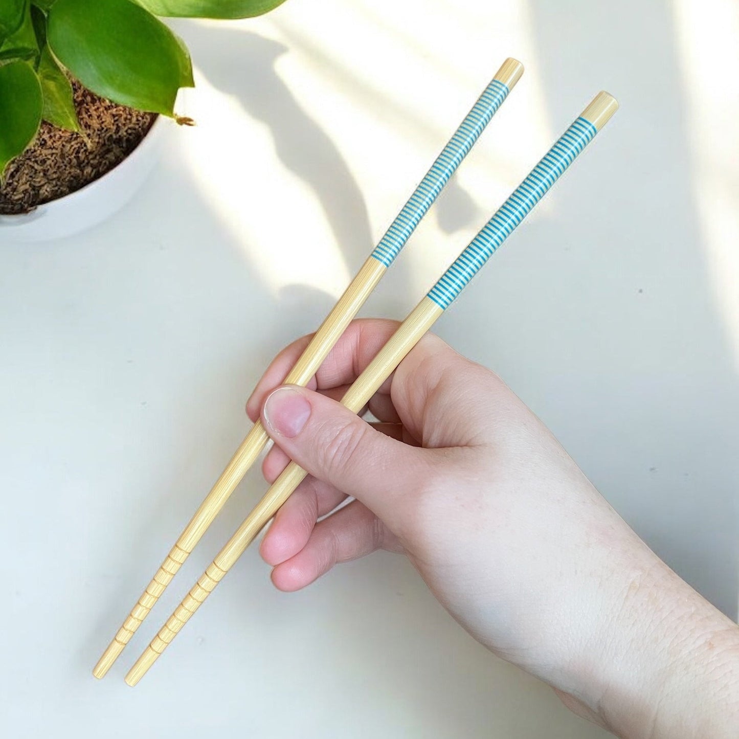 sustainable, zero waste, earth - friendly, plastic - free Bamboo Chopsticks | Set of 2 - Bamboo Switch