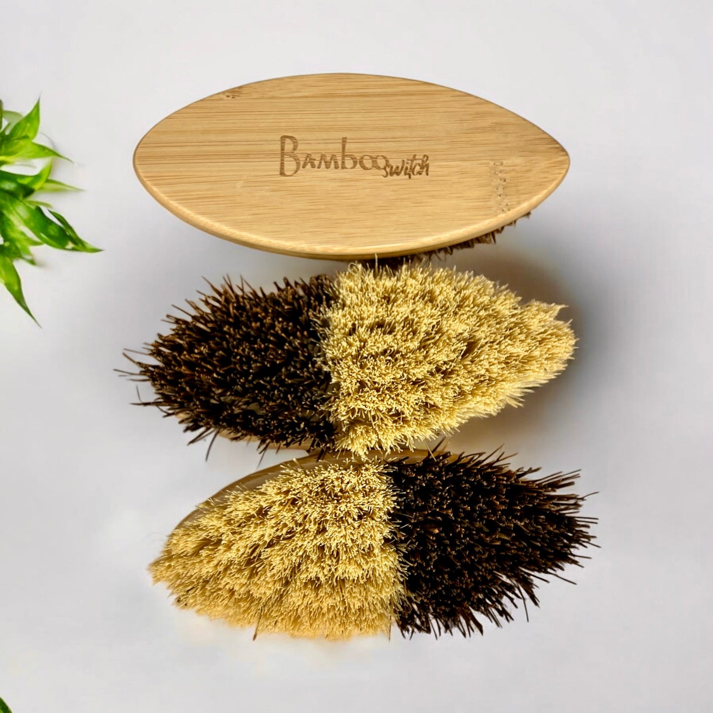 sustainable, zero waste, earth - friendly, plastic - free Bamboo Cleaning Brush - Bamboo Switch