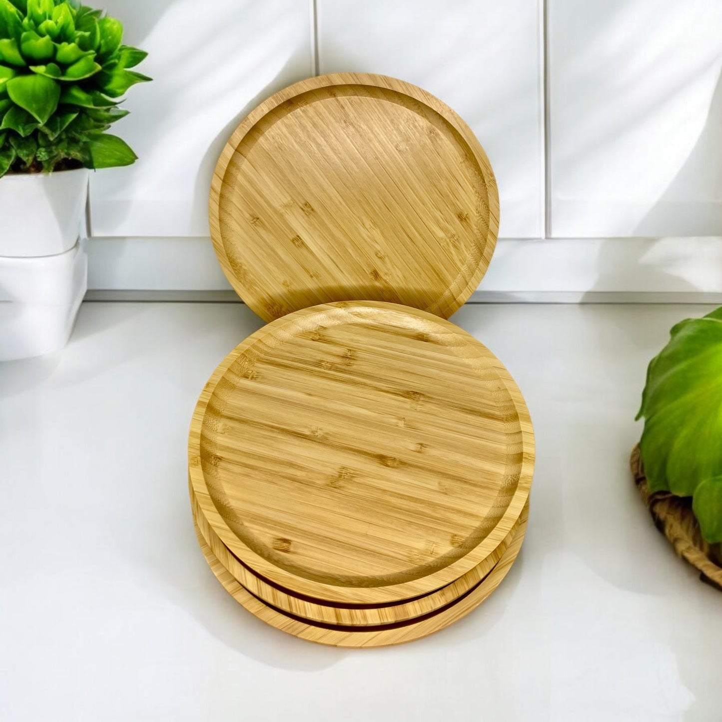 sustainable, zero waste, earth - friendly, plastic - free Bamboo Dining Plate - Bamboo Switch