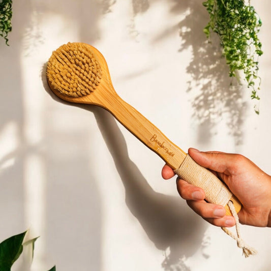 sustainable, zero waste, earth - friendly, plastic - free Bamboo Dry Brush | Sisal Bristles - Bamboo Switch