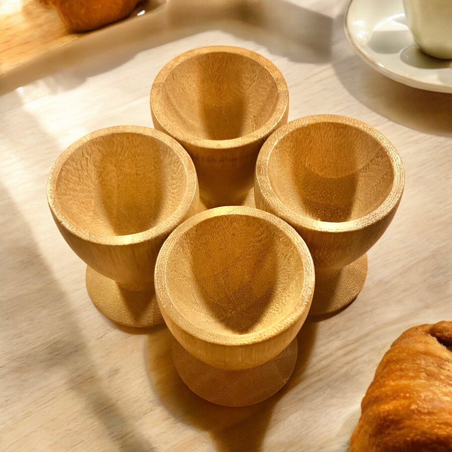 sustainable, zero waste, earth - friendly, plastic - free Bamboo Egg Cup - Bamboo Switch