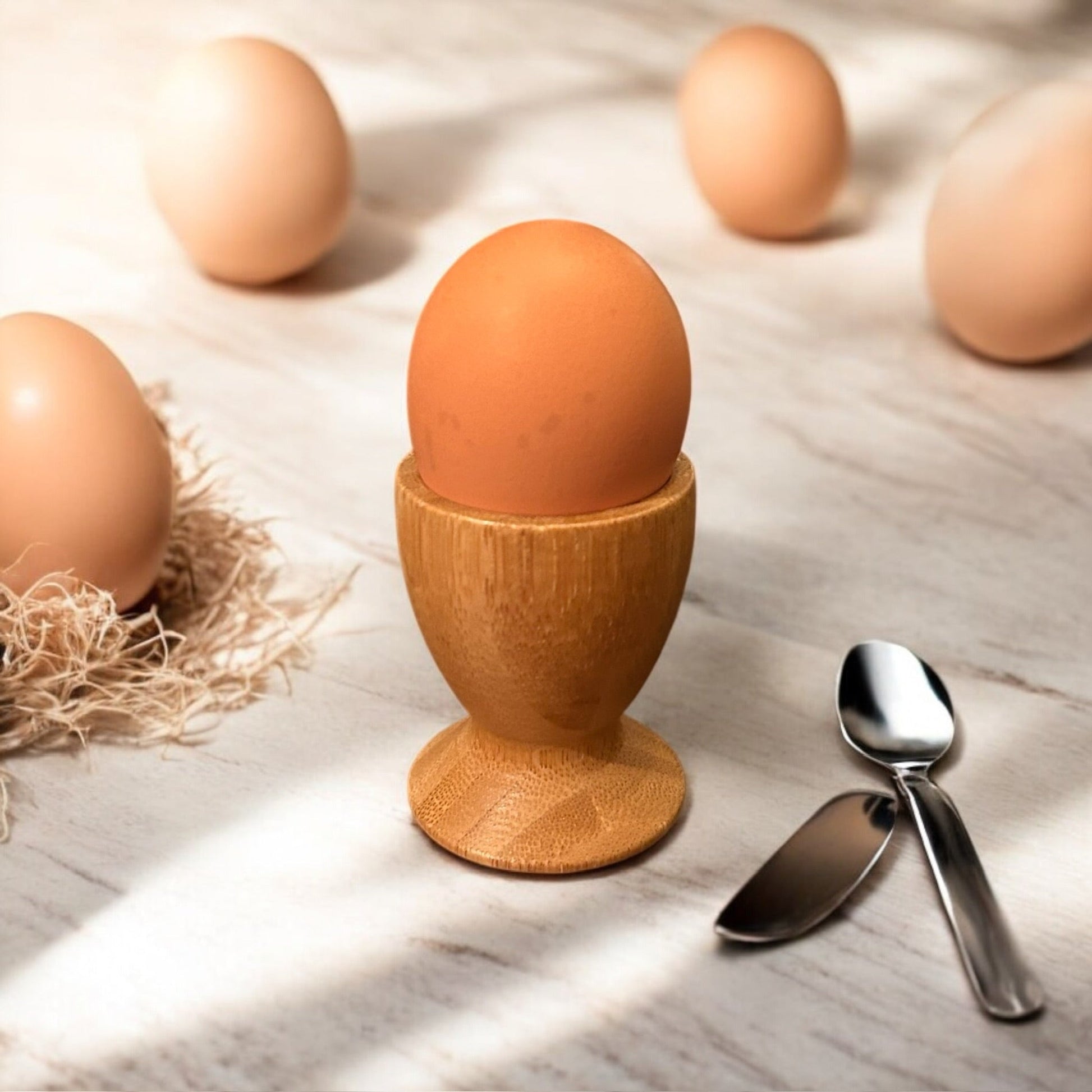 sustainable, zero waste, earth - friendly, plastic - free Bamboo Egg Cup - Bamboo Switch