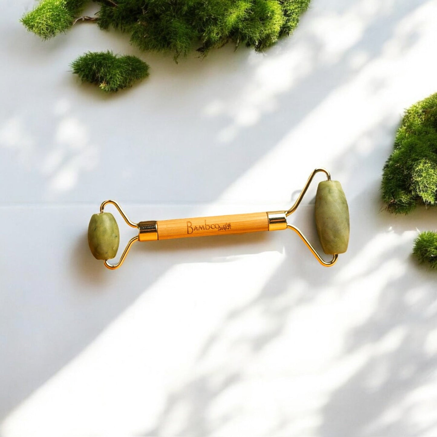 sustainable, zero waste, earth - friendly, plastic - free Bamboo Facial Roller - Bamboo Switch