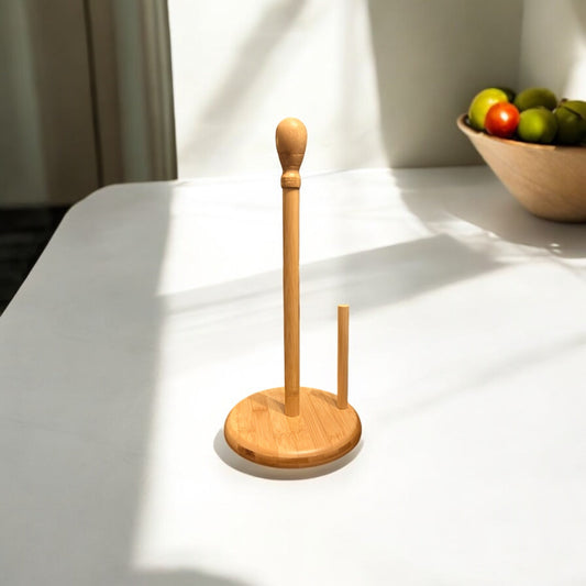 sustainable, zero waste, earth - friendly, plastic - free Bamboo Kitchen Towel Holder - Bamboo Switch