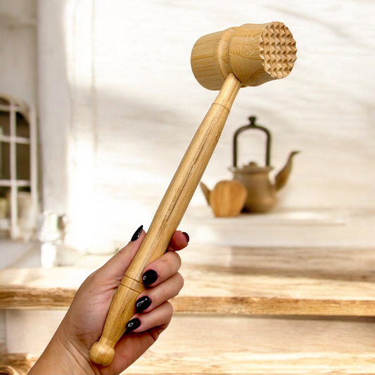 sustainable, zero waste, earth - friendly, plastic - free Bamboo Meat Tenderizer & Kitchen Tool - Bamboo Switch