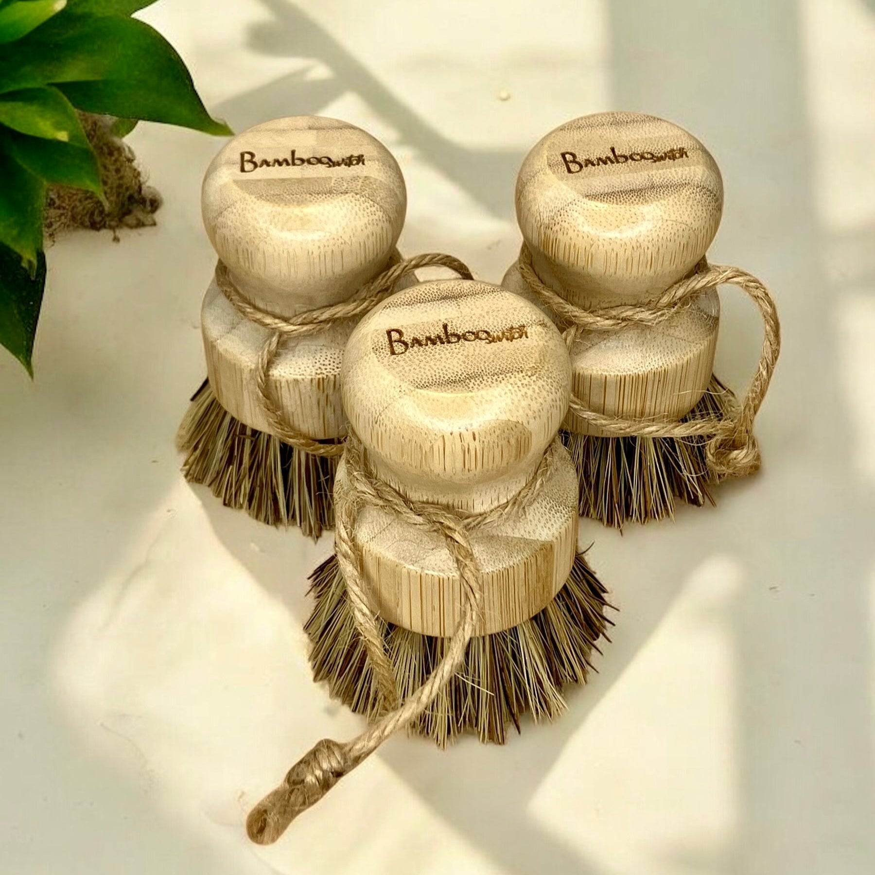 sustainable, zero waste, earth - friendly, plastic - free Bamboo Pot Scrubber - Bamboo Switch