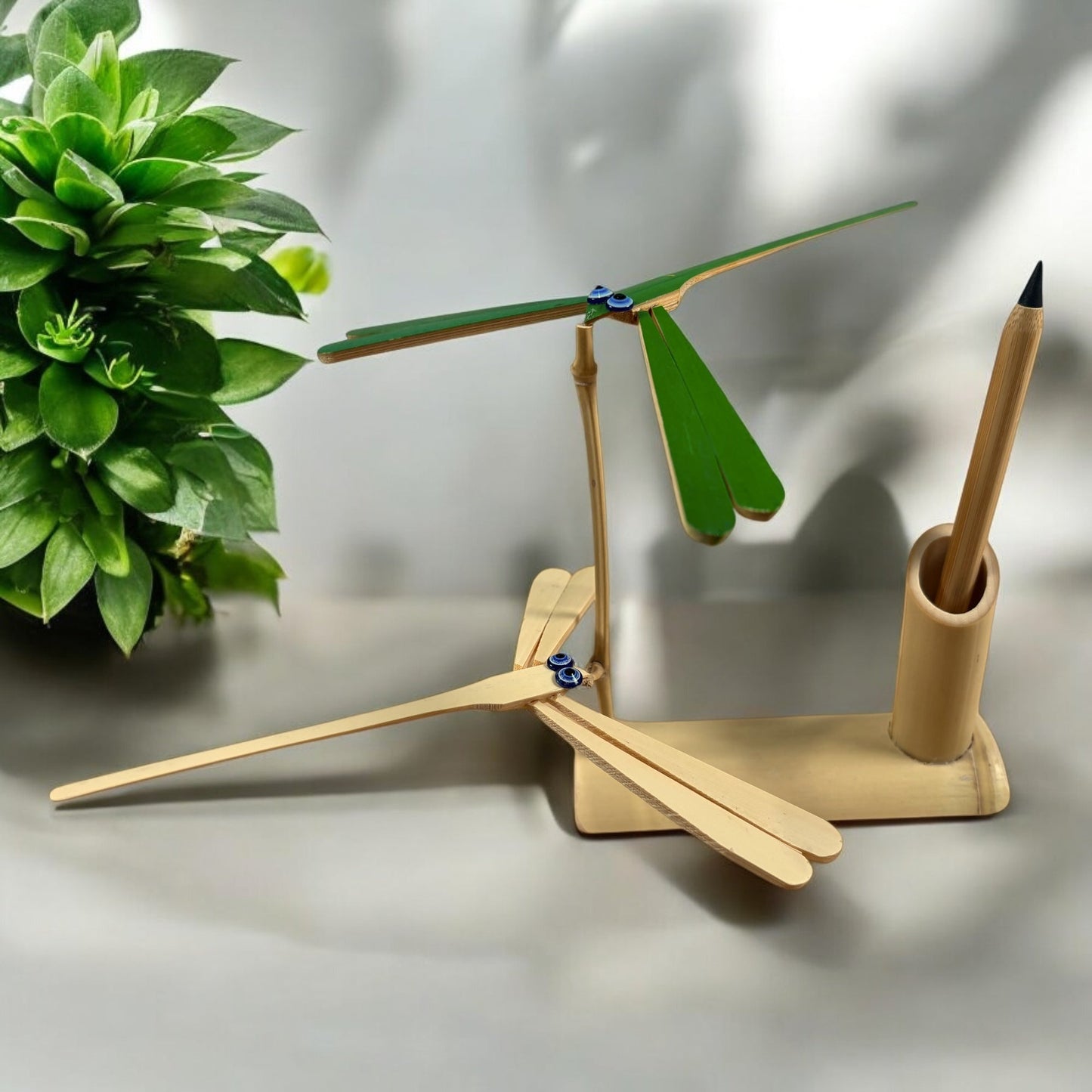 sustainable, zero waste, earth - friendly, plastic - free Bamboo Self Balancing Dragonfly - Bamboo Switch