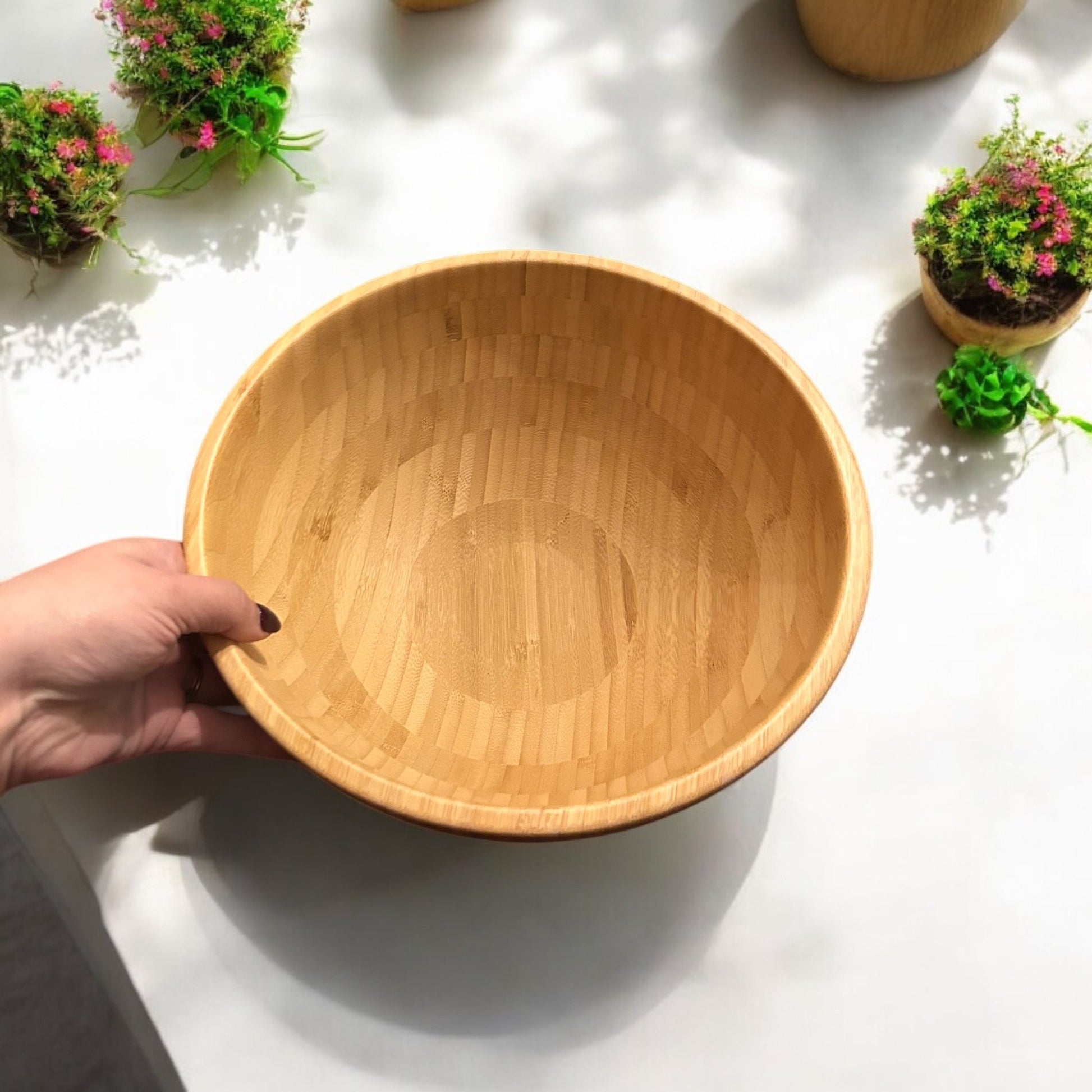 sustainable, zero waste, earth - friendly, plastic - free Bamboo Serving Bowl - Bamboo Switch