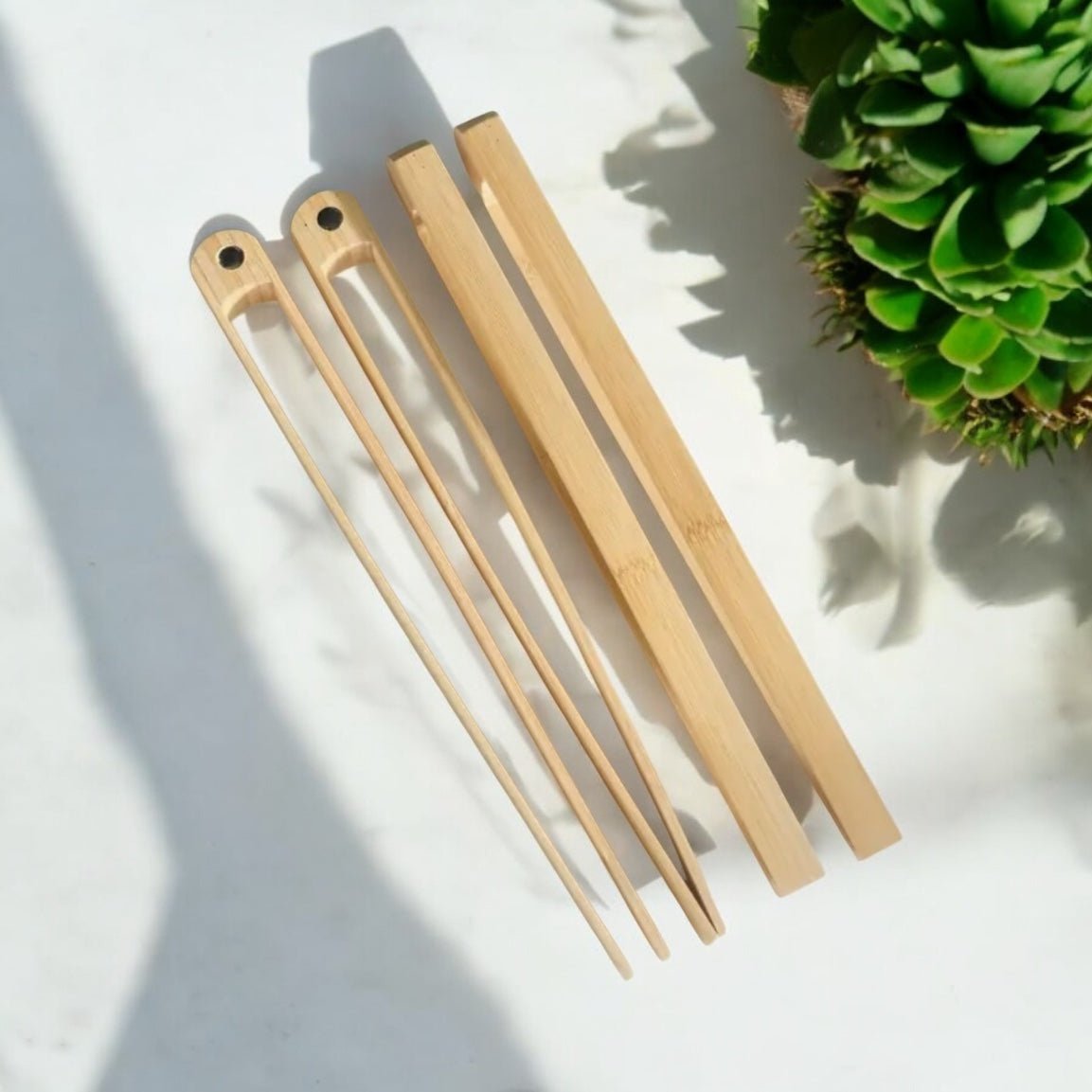 sustainable, zero waste, earth - friendly, plastic - free Bamboo Tongs - Bamboo Switch