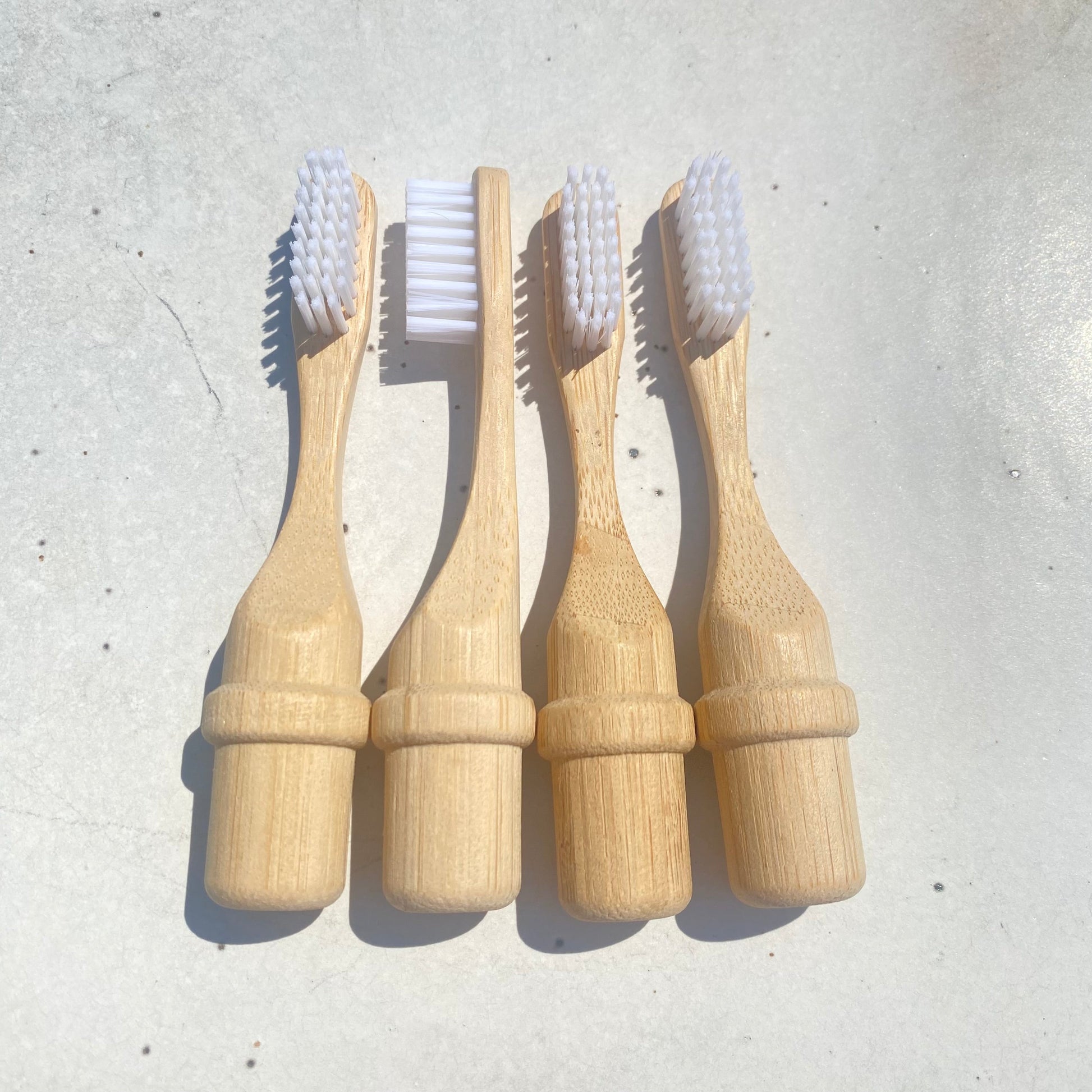 sustainable, zero waste, earth - friendly, plastic - free Bamboo Travel Toothbrush Replacement Head - Bamboo Switch