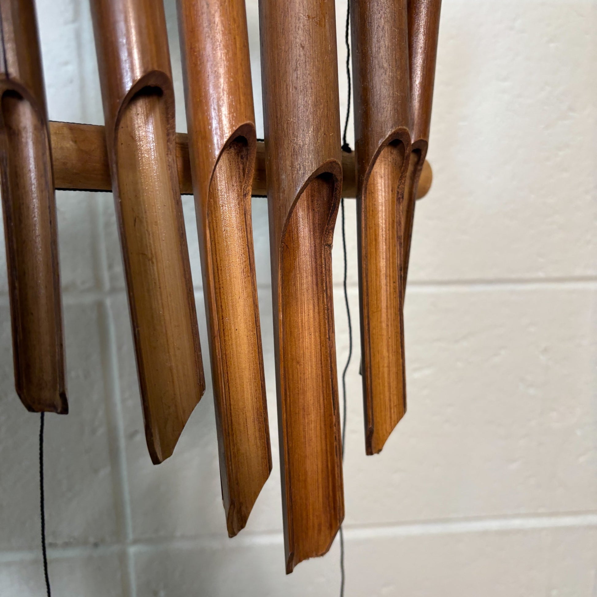 sustainable, zero waste, earth - friendly, plastic - free Bamboo Wind Chime - Green Parrot - Bamboo Switch