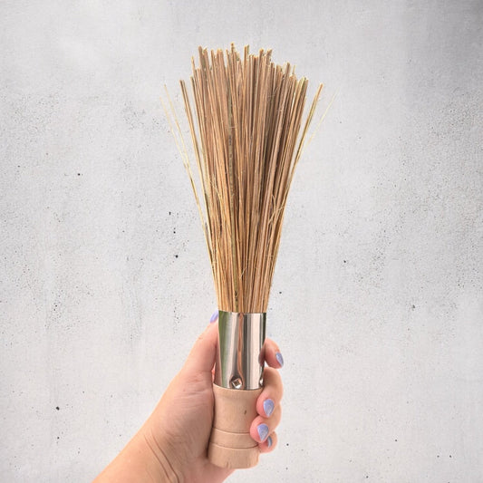 sustainable, zero waste, earth - friendly, plastic - free Bamboo Wok Cleaning Brush - Bamboo Switch