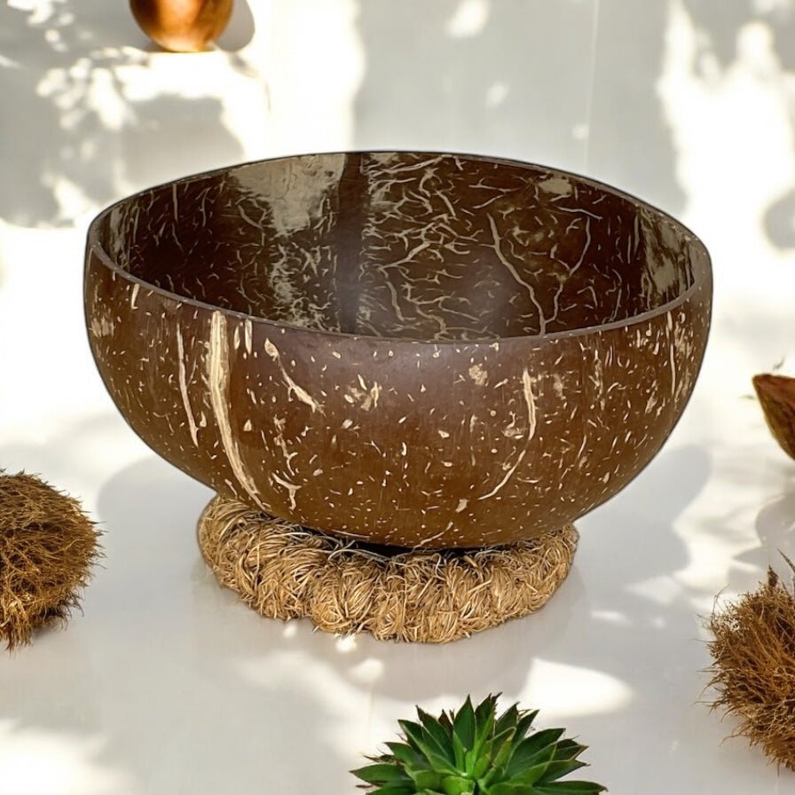 sustainable, zero waste, earth - friendly, plastic - free Coconut Bowl Stabilizer - Bamboo Switch