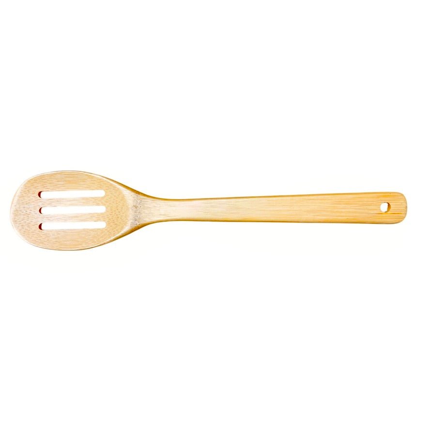 sustainable, zero waste, earth - friendly, plastic - free Slotted Spoon - Bamboo Switch