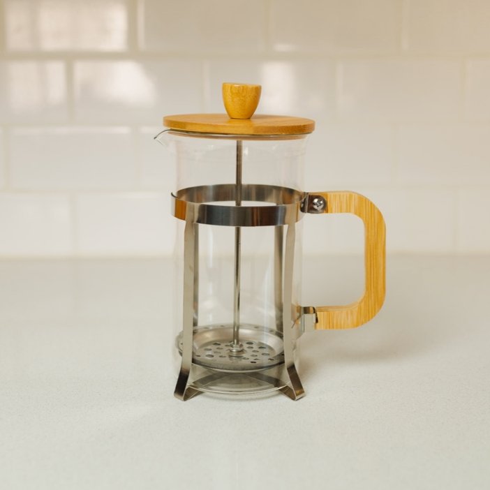 sustainable, zero waste, earth-friendly, plastic-free Bamboo French Press - Bamboo Switch