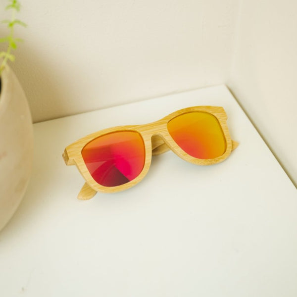 Bamboo Sunglasses with Case